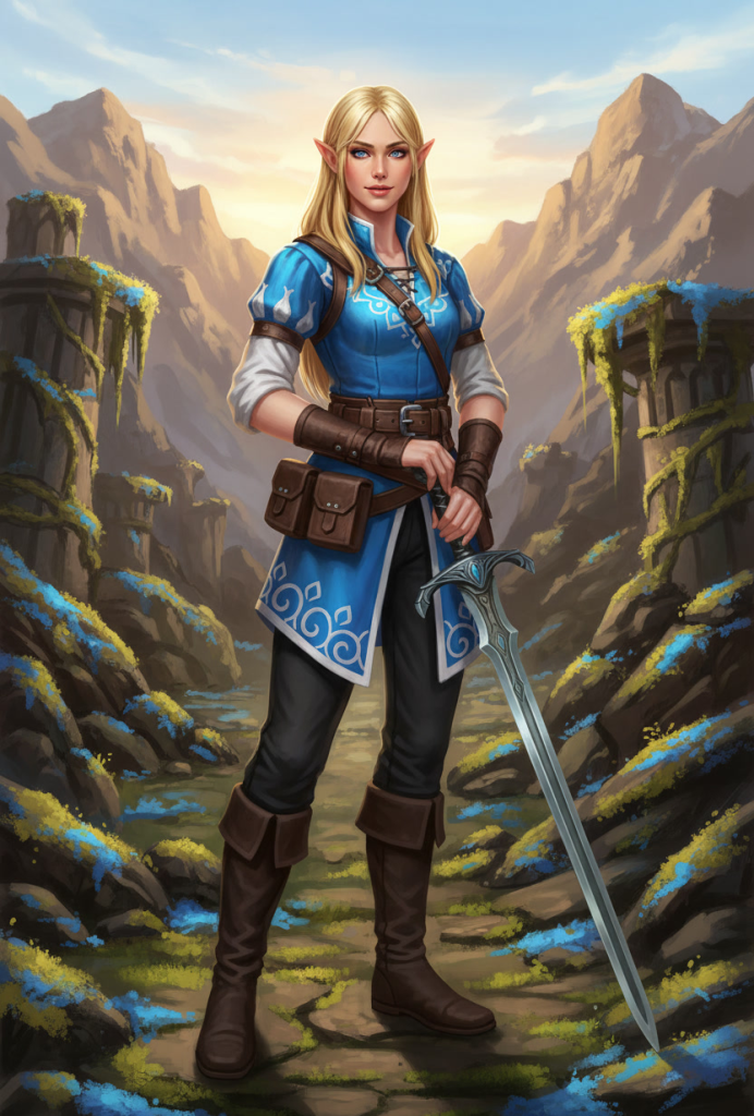 Female Half-Elf Fighter Pathfinder Kingmaker portrait