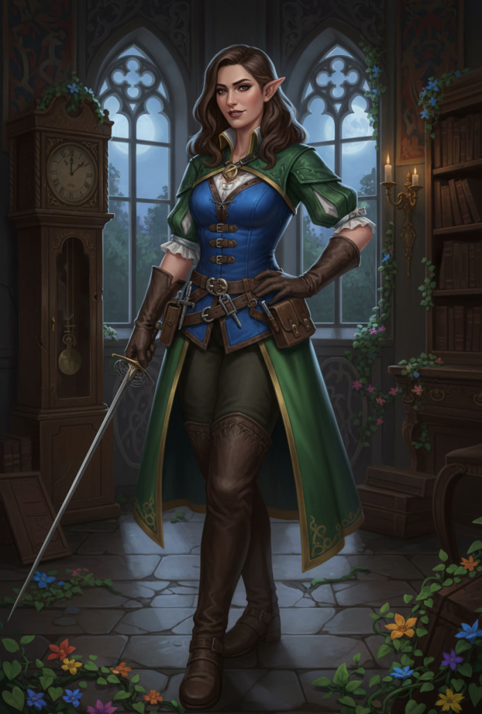 Female Half-Elf Fighter Pathfinder Kingmaker portrait