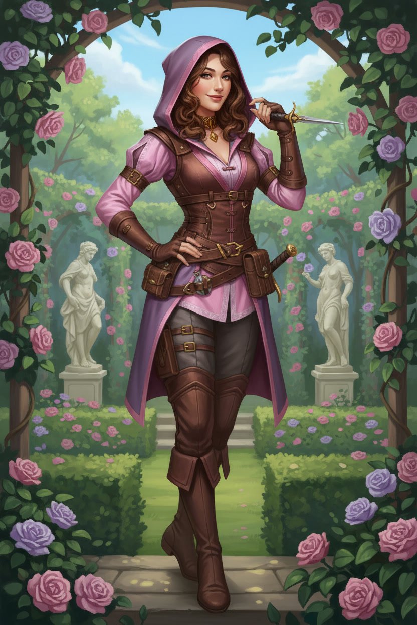 Female Human Rogue Pathfinder Kingmaker portrait
