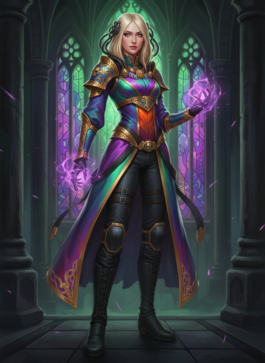 Female Operative Warhammer 40k Rogue Trader portrait